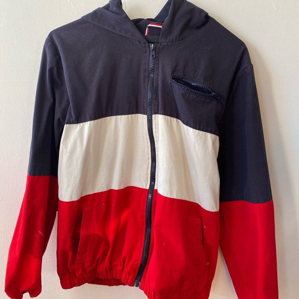 Red, White & Blue Windbreaker